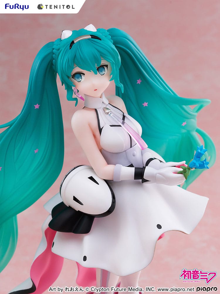 PREORDINE+ 01/2026 Hatsune Miku Tenitol PVC Statue Hatsune Miku Galaxy Live Ver. 21 cm