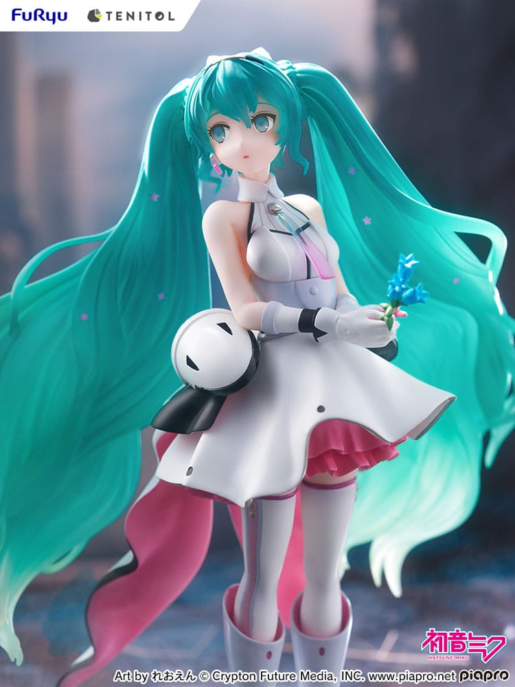 PREORDINE+ 01/2026 Hatsune Miku Tenitol PVC Statue Hatsune Miku Galaxy Live Ver. 21 cm
