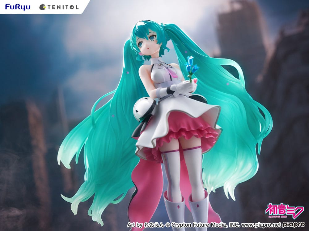 PREORDINE+ 01/2026 Hatsune Miku Tenitol PVC Statue Hatsune Miku Galaxy Live Ver. 21 cm