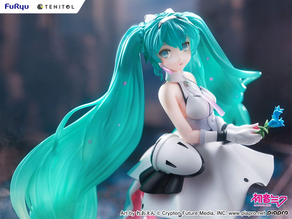 PREORDINE+ 01/2026 Hatsune Miku Tenitol PVC Statue Hatsune Miku Galaxy Live Ver. 21 cm