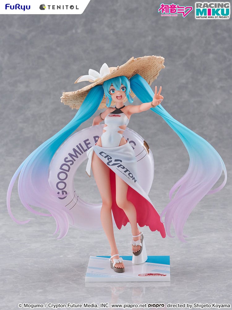 PREORDINE ESAURITO Hatsune Miku GT Project PVC Statue 1/7 Racing Miku 2024: Tropical Ver. 21 cm (PREORDINE NON CANCELLABILE)