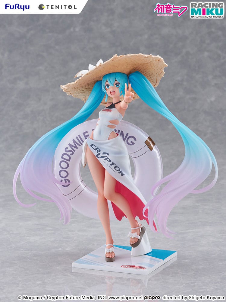 PREORDINE ESAURITO Hatsune Miku GT Project PVC Statue 1/7 Racing Miku 2024: Tropical Ver. 21 cm (PREORDINE NON CANCELLABILE)