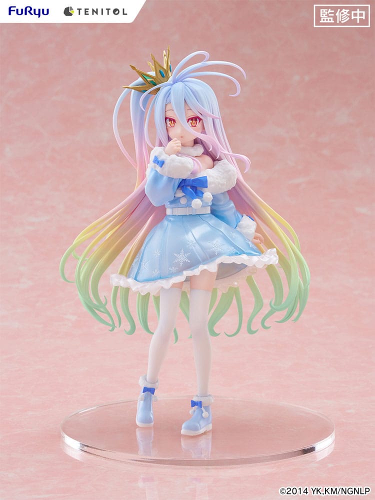 PREORDINE+ 02/2026 No Game No Life Tenitol PVC Statue Shiro 21 cm
