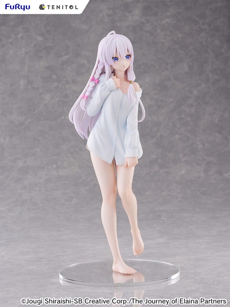 SU ORDINAZIONE Wandering Witch: The Journey of Elaina Tenitol Tall PVC Statue Elania Shirt Ver. 30 cm        