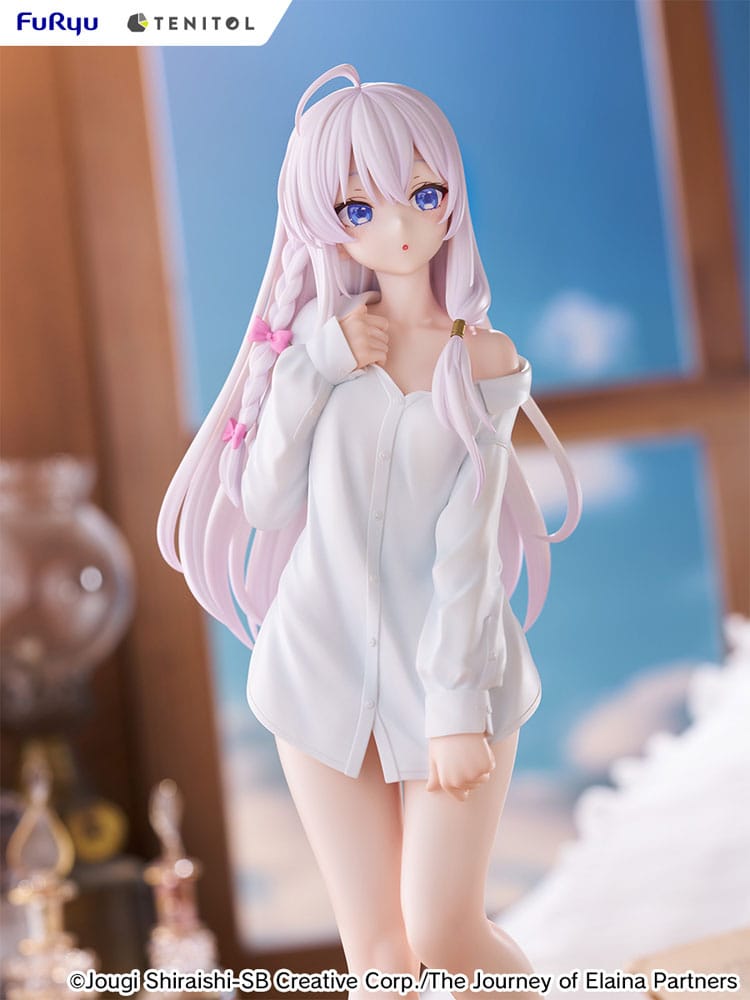 PREORDINE+ 03/2026 Wandering Witch: The Journey of Elaina Tenitol Tall PVC Statue Elania Shirt Ver. 30 cm