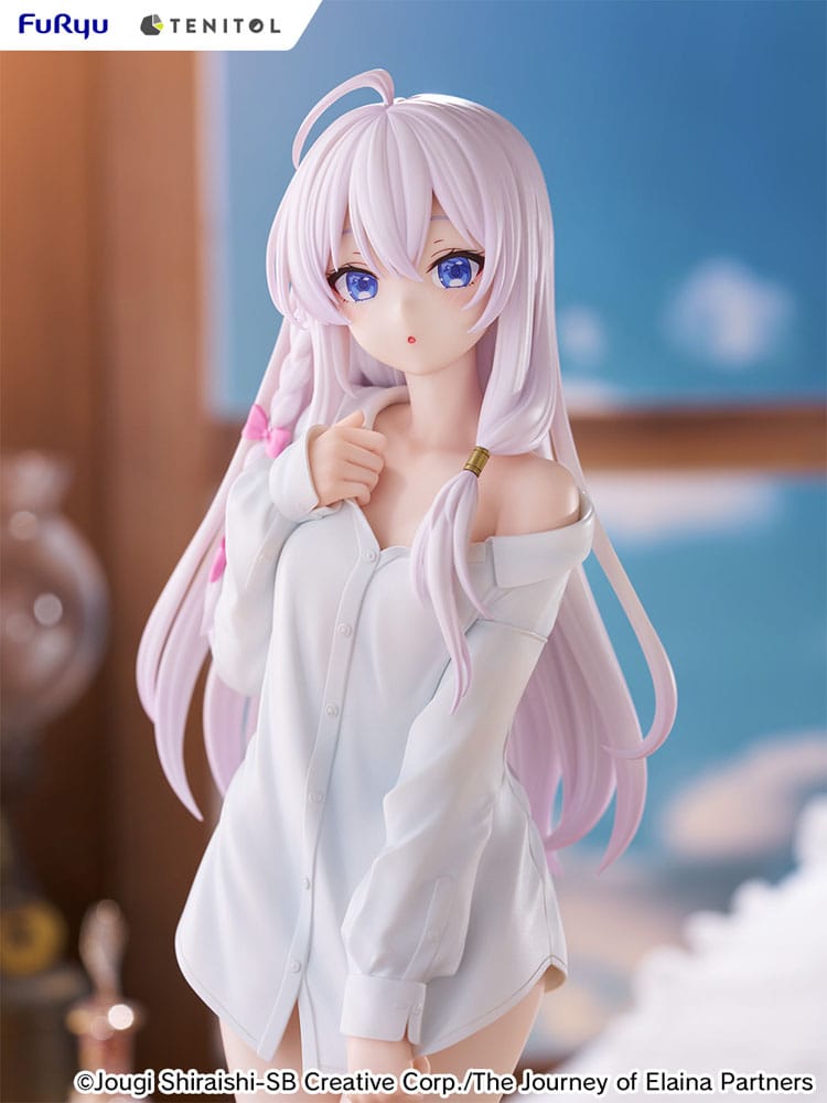 PREORDINE+ 03/2026 Wandering Witch: The Journey of Elaina Tenitol Tall PVC Statue Elania Shirt Ver. 30 cm