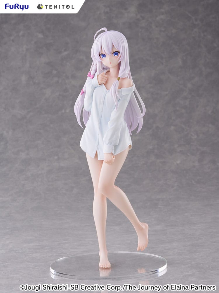 SU ORDINAZIONE Wandering Witch: The Journey of Elaina Tenitol Tall PVC Statue Elania Shirt Ver. 30 cm        