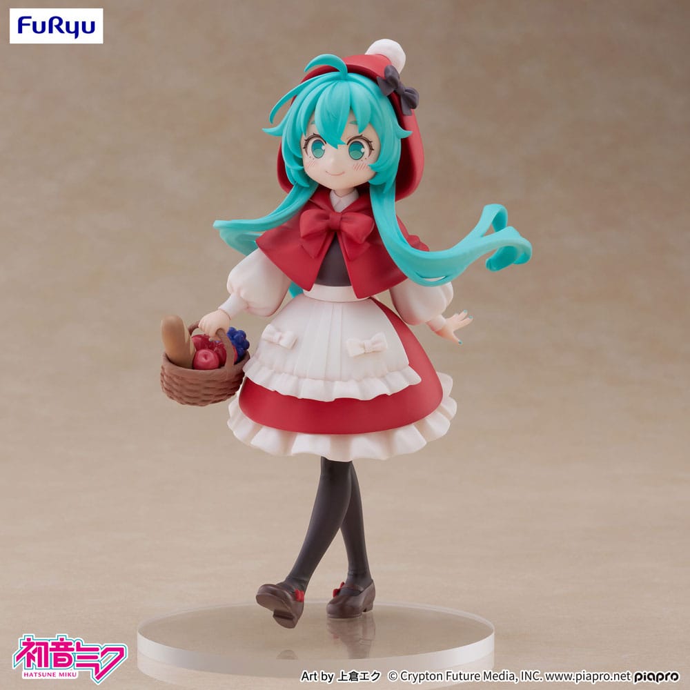 SU ORDINAZIONE Hatsune Miku Desktop Fairy PVC Statue Hatsune Miku Little red riding hood Ver. 16 cm   