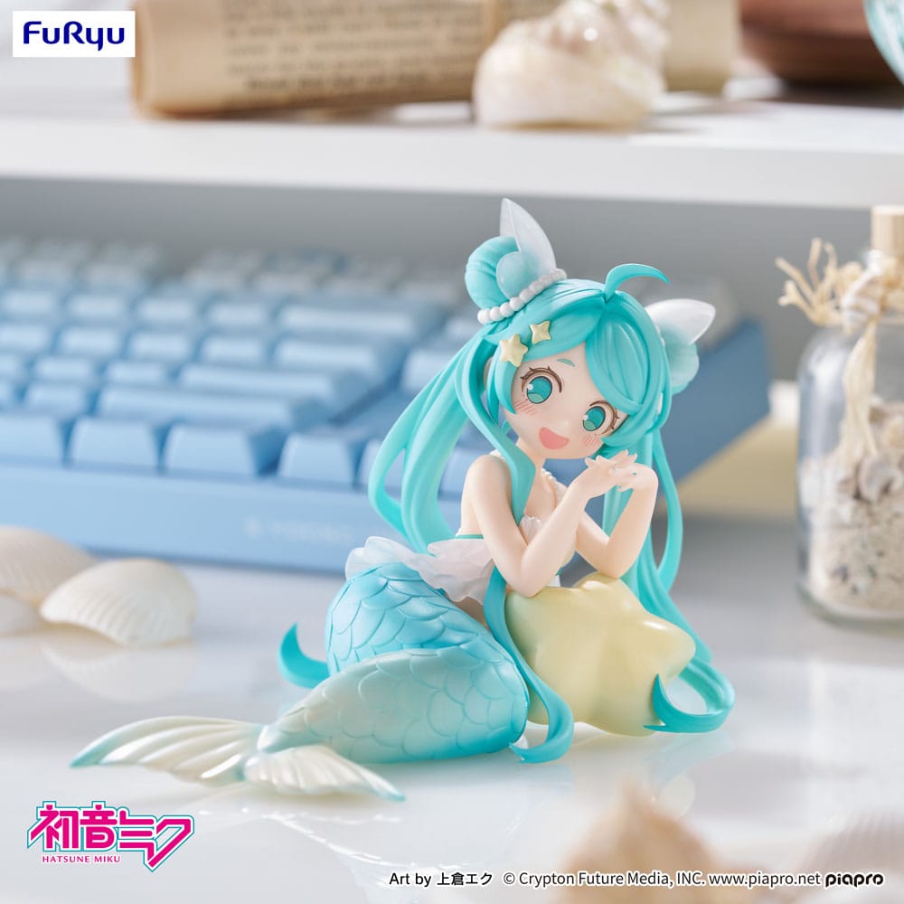 SU ORDINAZIONE Hatsune Miku Desktop Fairy PVC Statue Hatsune Miku Mermaid princess Ver. 9 cm   