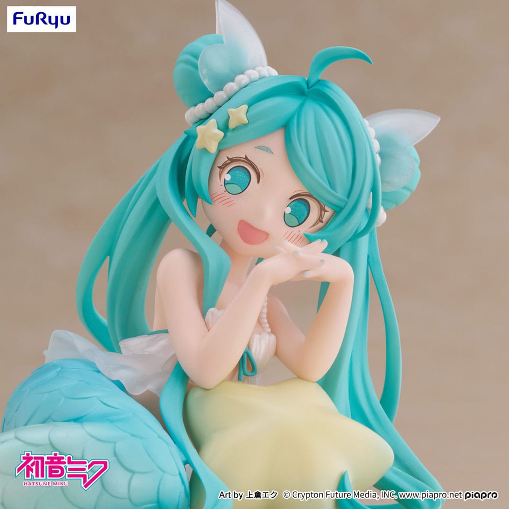 SU ORDINAZIONE Hatsune Miku Desktop Fairy PVC Statue Hatsune Miku Mermaid princess Ver. 9 cm   