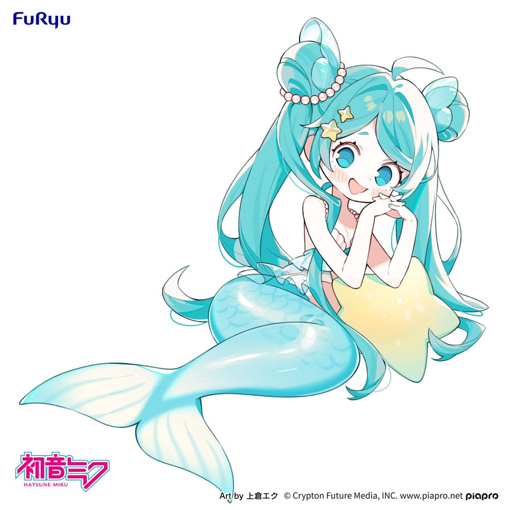 SU ORDINAZIONE Hatsune Miku Desktop Fairy PVC Statue Hatsune Miku Mermaid princess Ver. 9 cm   