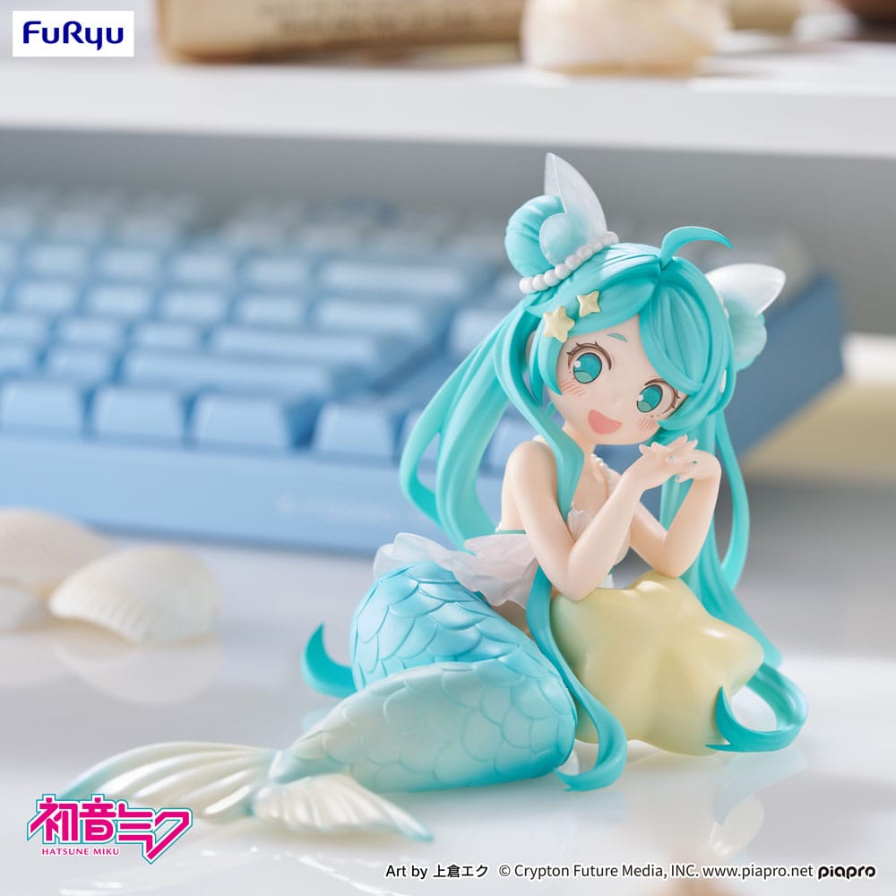 SU ORDINAZIONE Hatsune Miku Desktop Fairy PVC Statue Hatsune Miku Mermaid princess Ver. 9 cm   