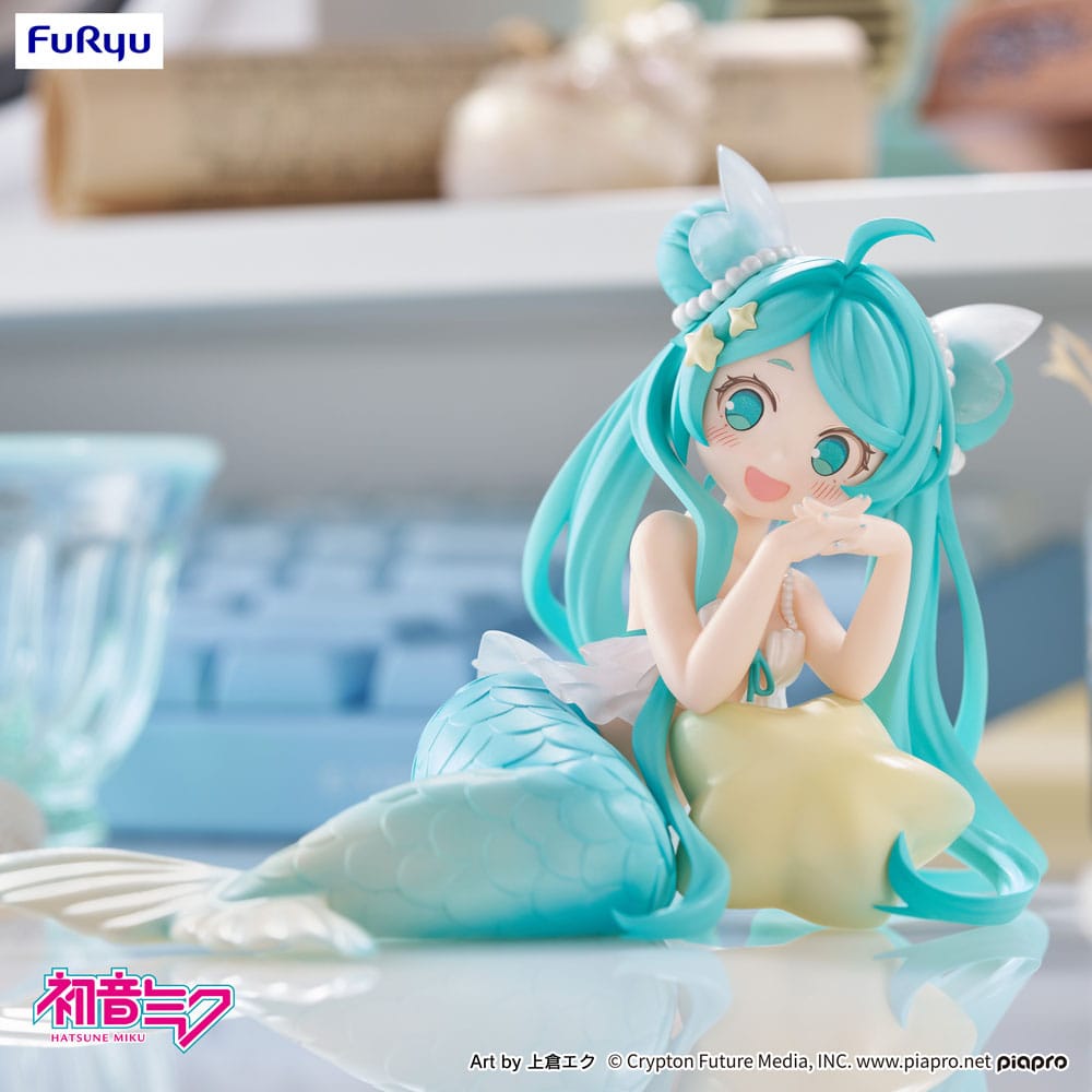 SU ORDINAZIONE Hatsune Miku Desktop Fairy PVC Statue Hatsune Miku Mermaid princess Ver. 9 cm   