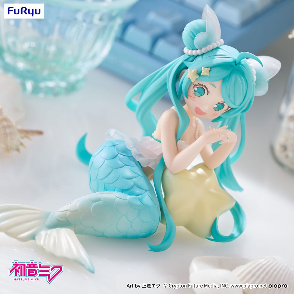 SU ORDINAZIONE Hatsune Miku Desktop Fairy PVC Statue Hatsune Miku Mermaid princess Ver. 9 cm   