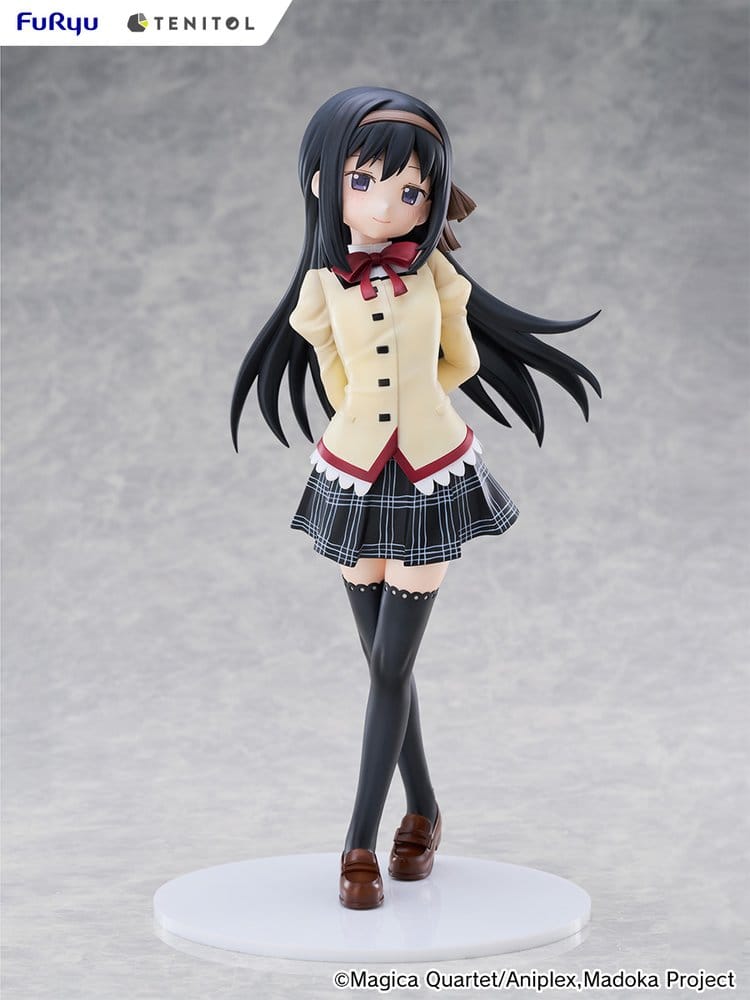 PREORDINE+ 08/2027 Puella Magi Madoka Magica the Movie -Walpurgisnacht: Rising- Tenitol Tall PVC Figure Homura Akemi 30 cm