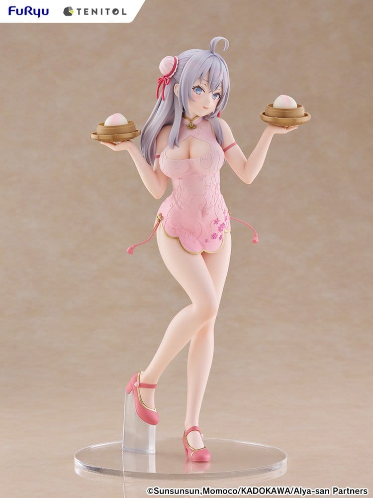 PREORDINE+ 03/2027 Alya Sometimes Hides Her Feelings in Russian Tenitol Tall PVC Figure Alya Cheongsam Ver. 29 cm