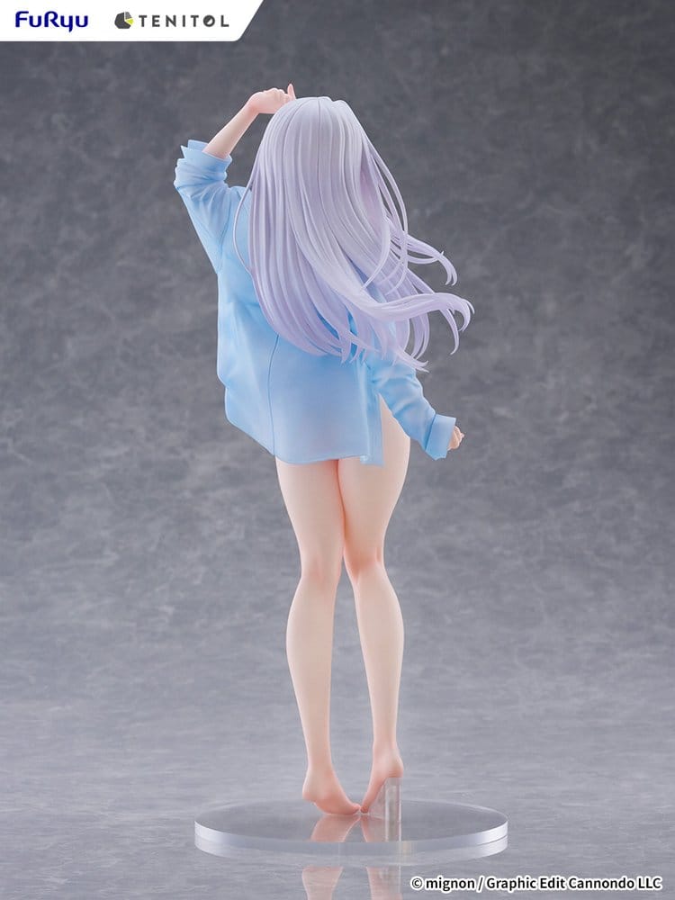 PREORDINE+ 06/2027 Mignon Works Tenitol Tall PVC Figure Shiro Swimsuit Ver. 30 cm