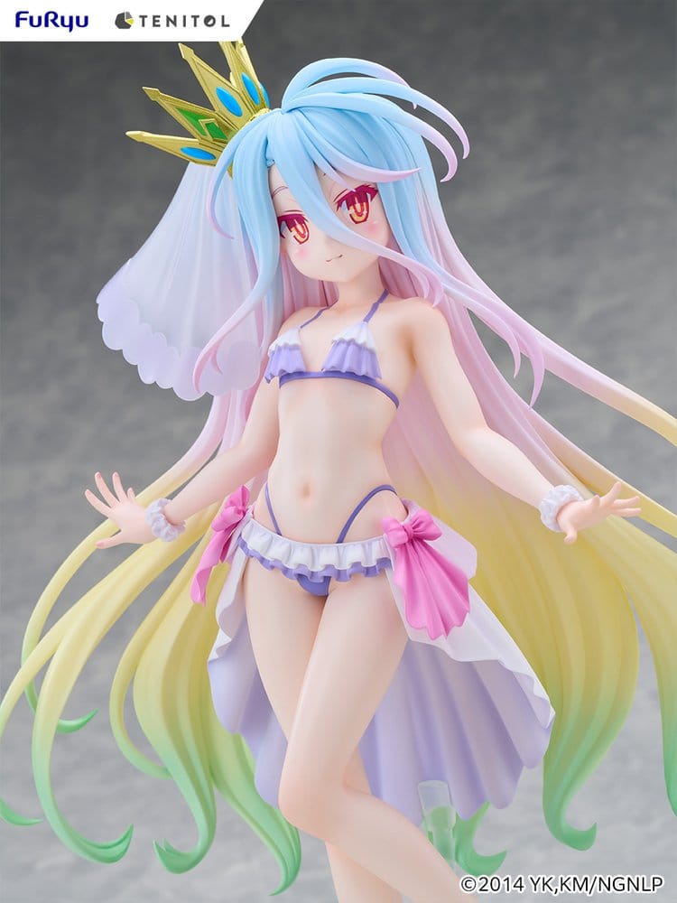 PREORDINE+ 09/2027 No Game No Life Tenitol Tall PVC Figure Shiro swimwear dress Ver. 29 cm