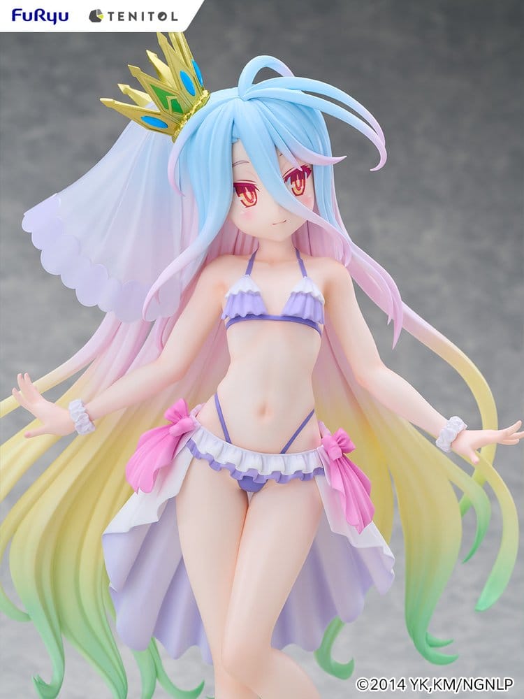 PREORDINE+ 09/2027 No Game No Life Tenitol Tall PVC Figure Shiro swimwear dress Ver. 29 cm