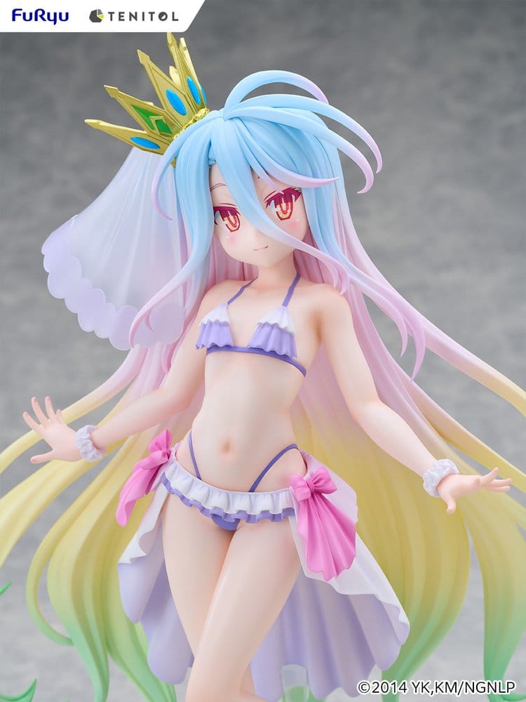 PREORDINE+ 09/2027 No Game No Life Tenitol Tall PVC Figure Shiro swimwear dress Ver. 29 cm