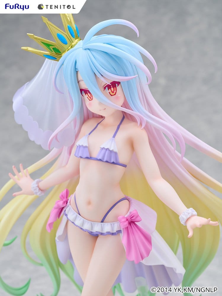 PREORDINE+ 09/2027 No Game No Life Tenitol Tall PVC Figure Shiro swimwear dress Ver. 29 cm