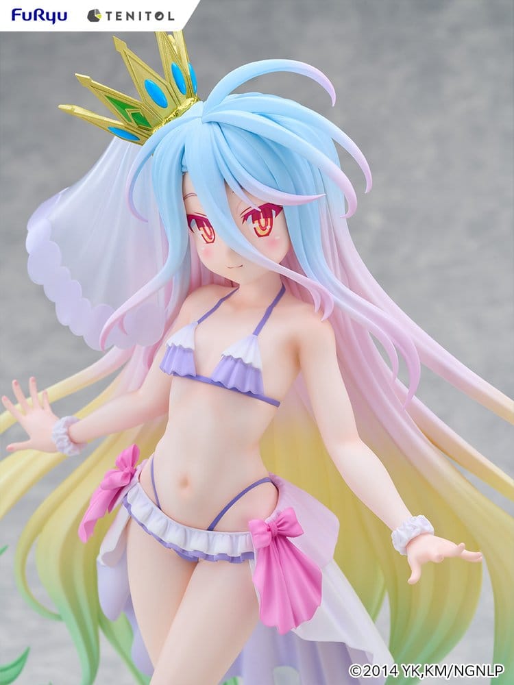 PREORDINE+ 09/2027 No Game No Life Tenitol Tall PVC Figure Shiro swimwear dress Ver. 29 cm
