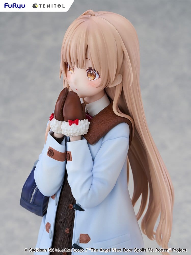 PREORDINE+ 08/2027 The Angel Next Door Spoils Me Rotten Tenitol Tall PVC Figure Mahiru Shiina Winter clothes Ver. 30 cm