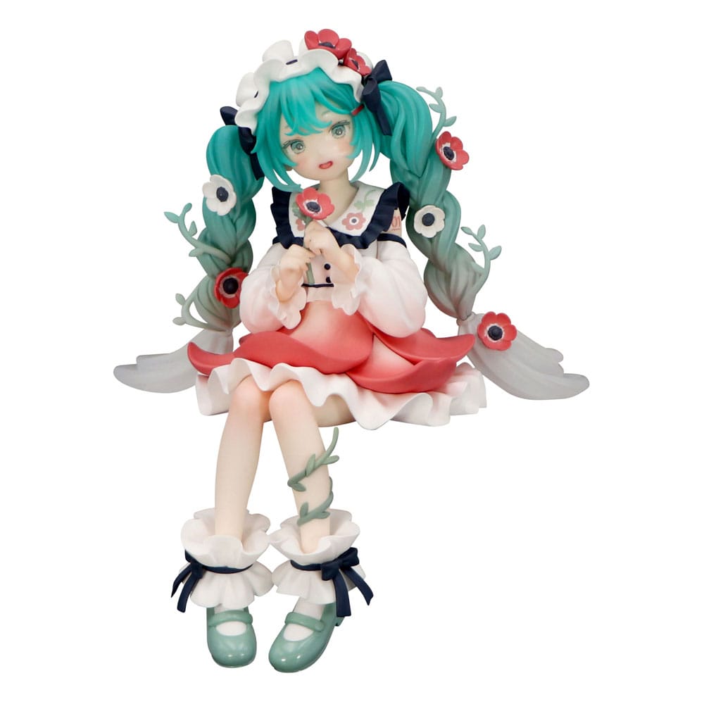PREORDINE+ 09/2025 Hatsune Miku Noodle Stopper PVC Statue Hatsune Miku Flower Fairy Anemone 14 cm