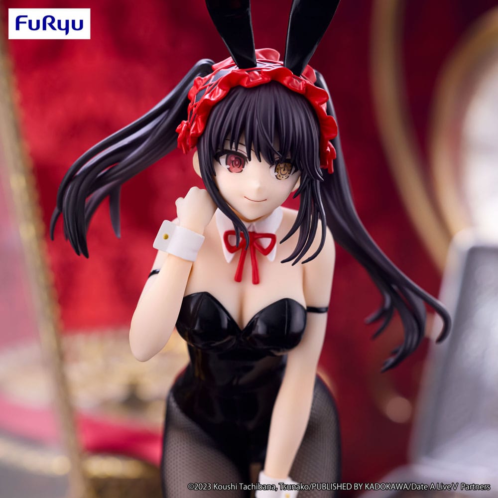 IN STOCK Date A Live V BiCute Bunnies PVC Statue Kurumi Tokisaki Black Color Ver. 29 cm