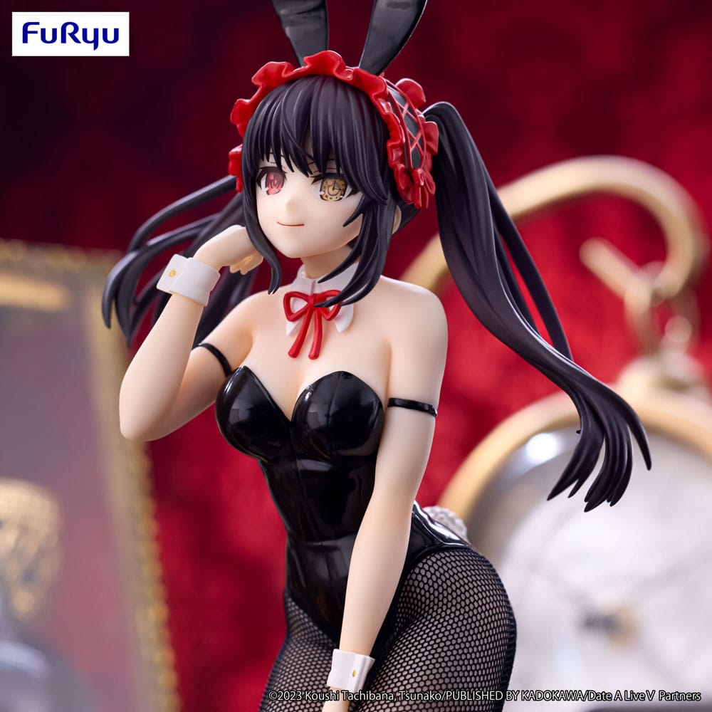 IN STOCK Date A Live V BiCute Bunnies PVC Statue Kurumi Tokisaki Black Color Ver. 29 cm