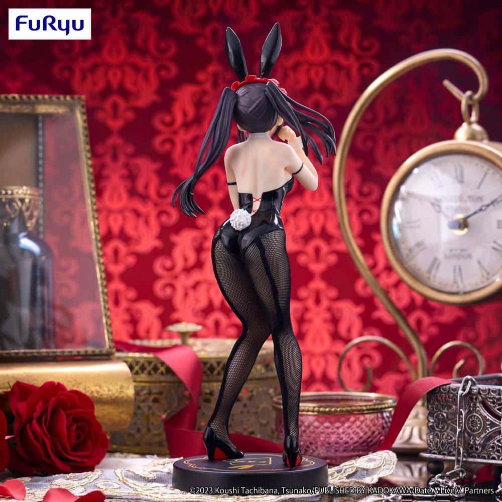 IN STOCK Date A Live V BiCute Bunnies PVC Statue Kurumi Tokisaki Black Color Ver. 29 cm