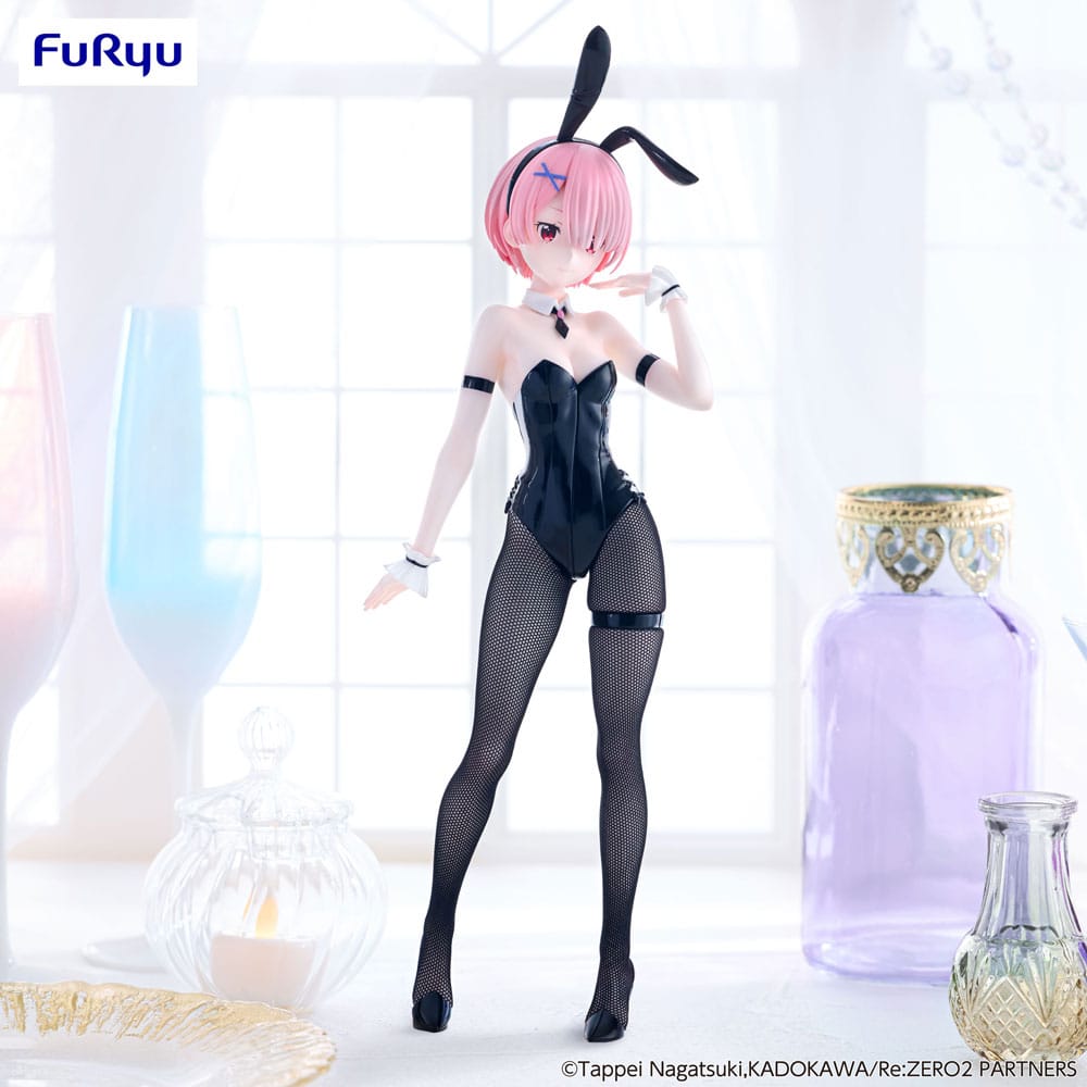 SU ORDINAZIONE Re:Zero BiCute Bunnies PVC Statue Ram Bicolor Ver. 30 cm