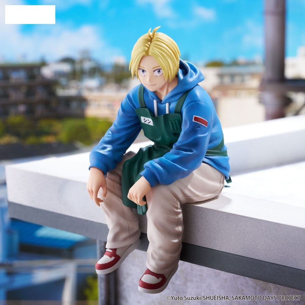 PREORDINE+ 10/2025 Sakamoto Days Noodle Stopper PVC Statue Shin Asakura 15 cm