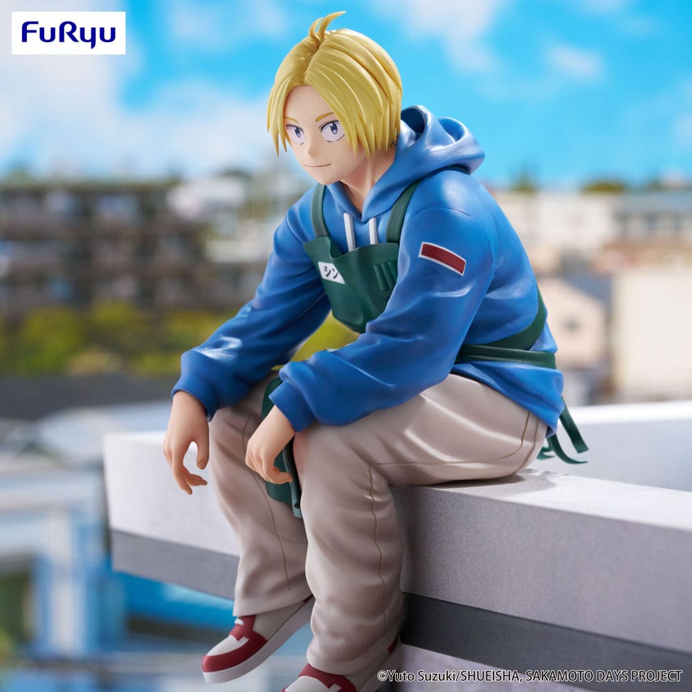 PREORDINE+ 10/2025 Sakamoto Days Noodle Stopper PVC Statue Shin Asakura 15 cm