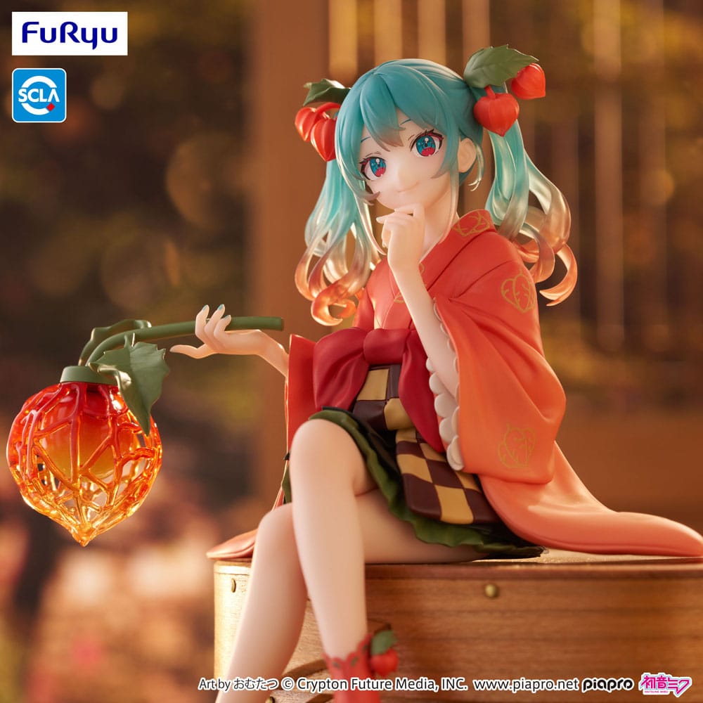 PREORDINE+ 11/2025 Hatsune Miku Noodle Stopper PVC Statue Flower Fairy Winter Cherry 15 cm
