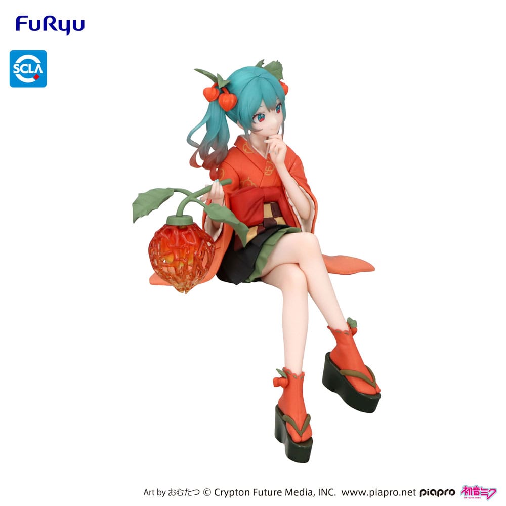 PREORDINE+ 11/2025 Hatsune Miku Noodle Stopper PVC Statue Flower Fairy Winter Cherry 15 cm