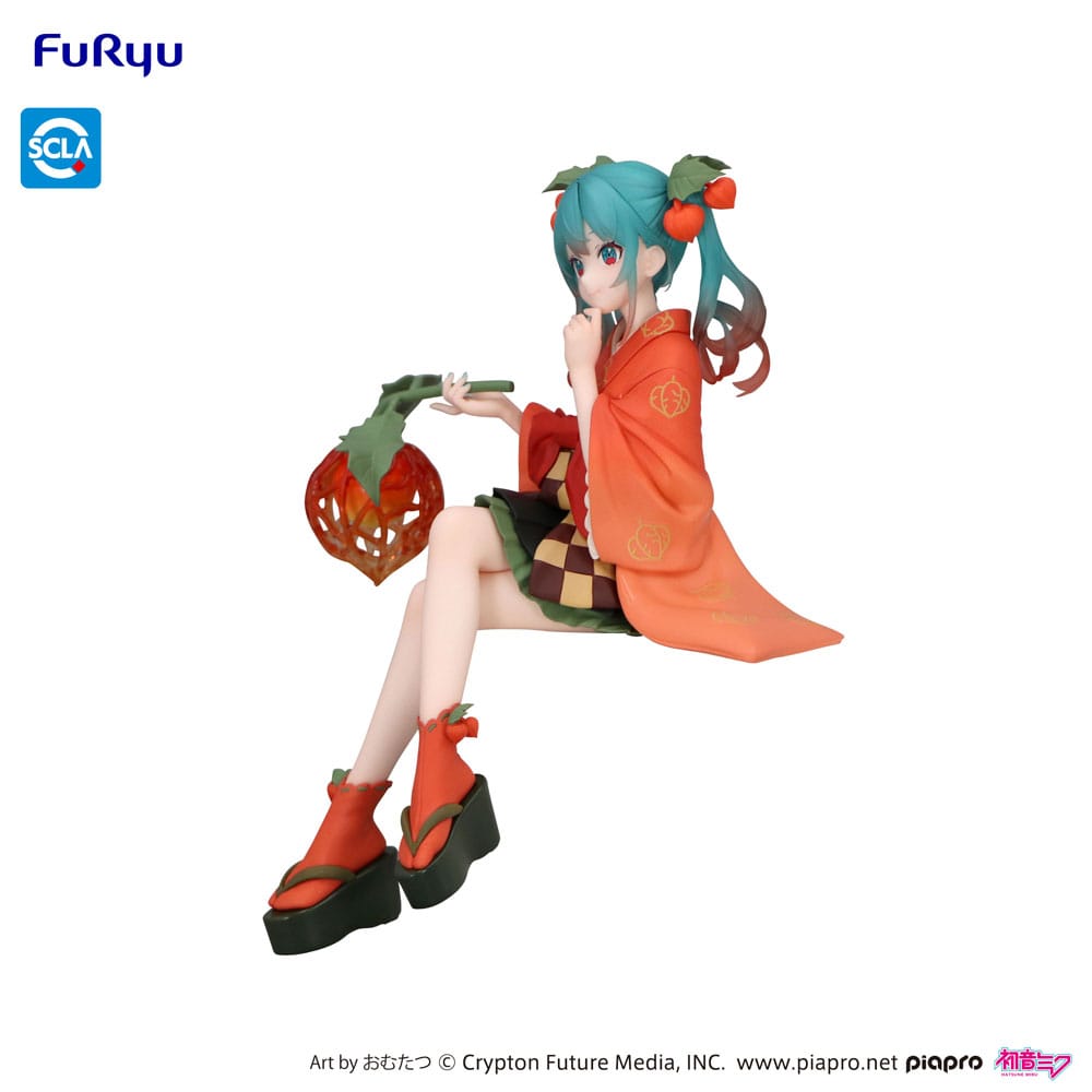 PREORDINE+ 11/2025 Hatsune Miku Noodle Stopper PVC Statue Flower Fairy Winter Cherry 15 cm