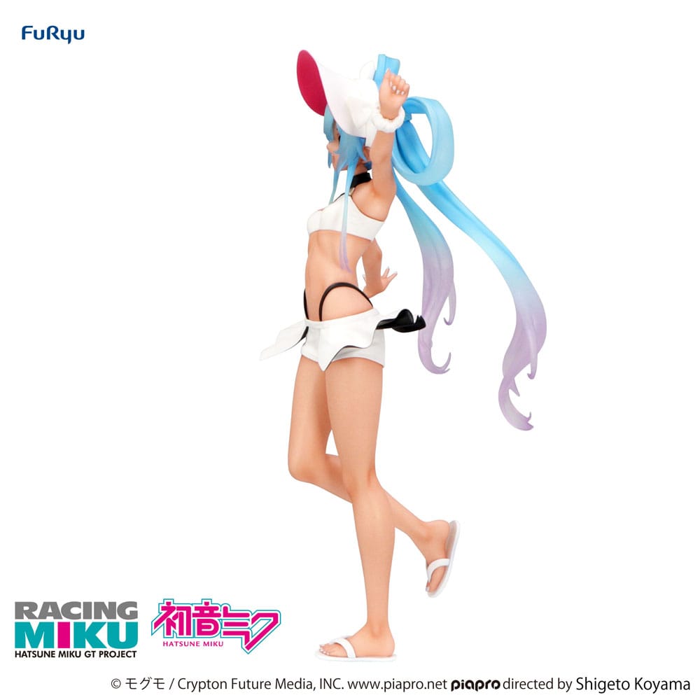 PREORDINE+ 11/2025 Hatsune Miku GT Project Trio-Try-iT PVC Statue Racing Miku 2024 Summer Holiday Ver. 21 cm