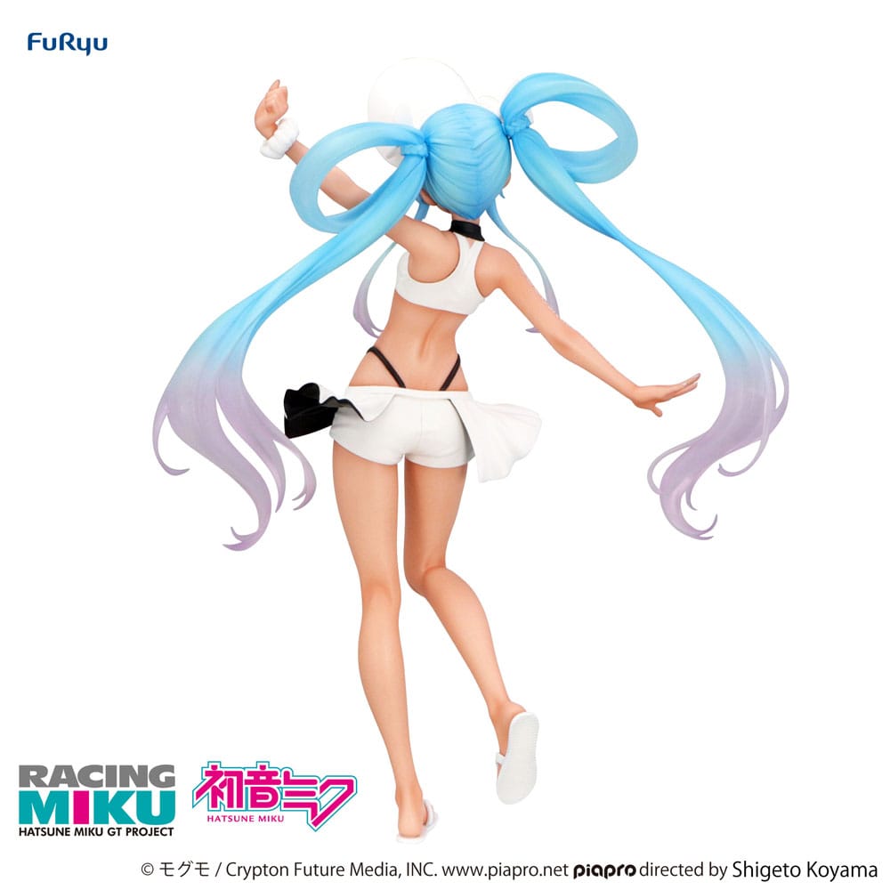 PREORDINE+ 11/2025 Hatsune Miku GT Project Trio-Try-iT PVC Statue Racing Miku 2024 Summer Holiday Ver. 21 cm