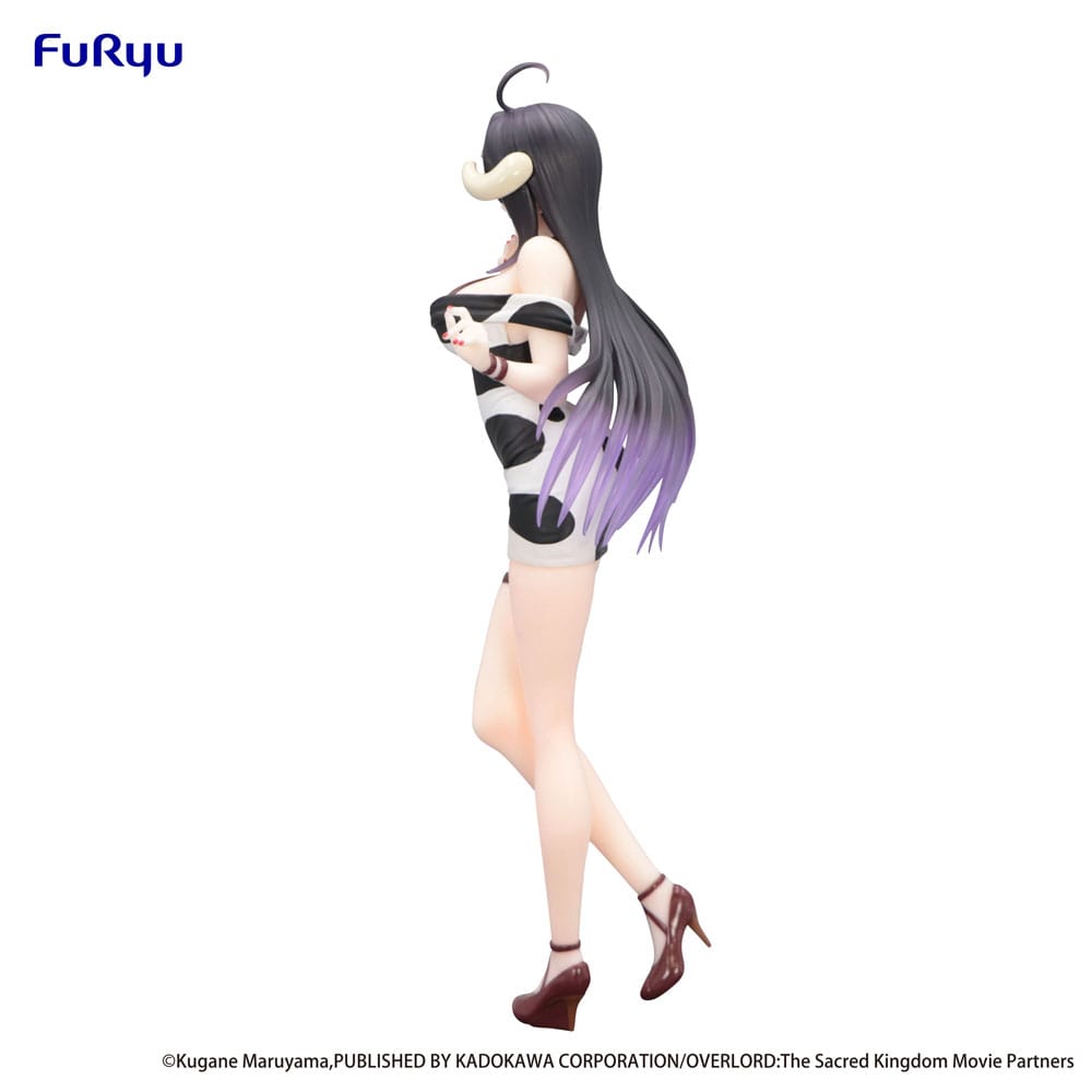 PREORDINE+ 12/2025 Overlord Trio-Try-iT PVC Statue Albedo Mini Dress Cow Pattern Ver. 21 cm