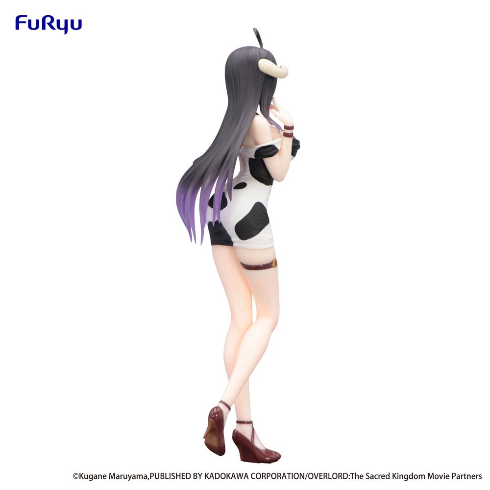 PREORDINE+ 12/2025 Overlord Trio-Try-iT PVC Statue Albedo Mini Dress Cow Pattern Ver. 21 cm