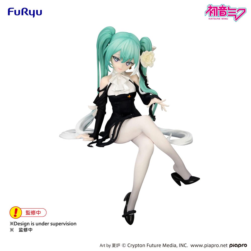 PREORDINE+ 04/2026 Hatsune Miku Noodle Stopper PVC Statue Flower Fairy White Rose 14 cm