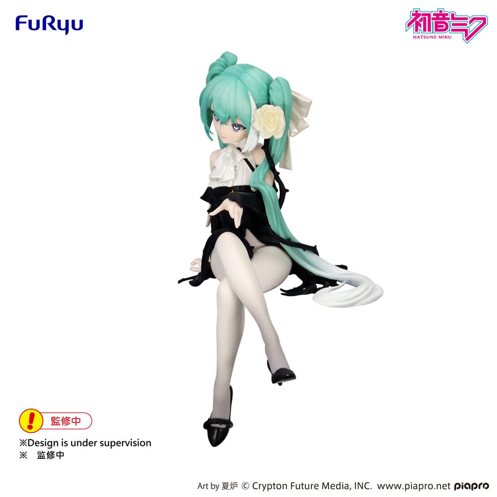 PREORDINE+ 04/2026 Hatsune Miku Noodle Stopper PVC Statue Flower Fairy White Rose 14 cm