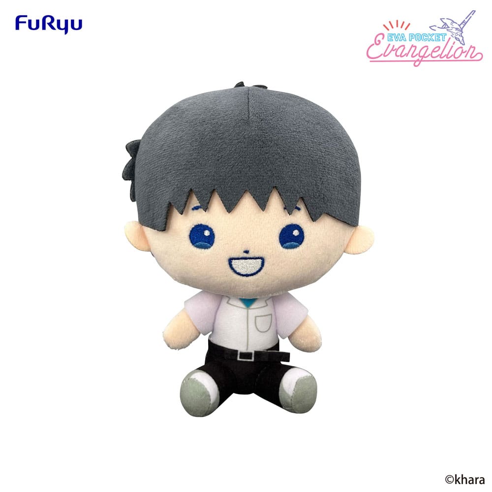 SU ORDINAZIONE Neon Genesis Evangelion Eva Pocket Plush Figure Shinji 17 cm