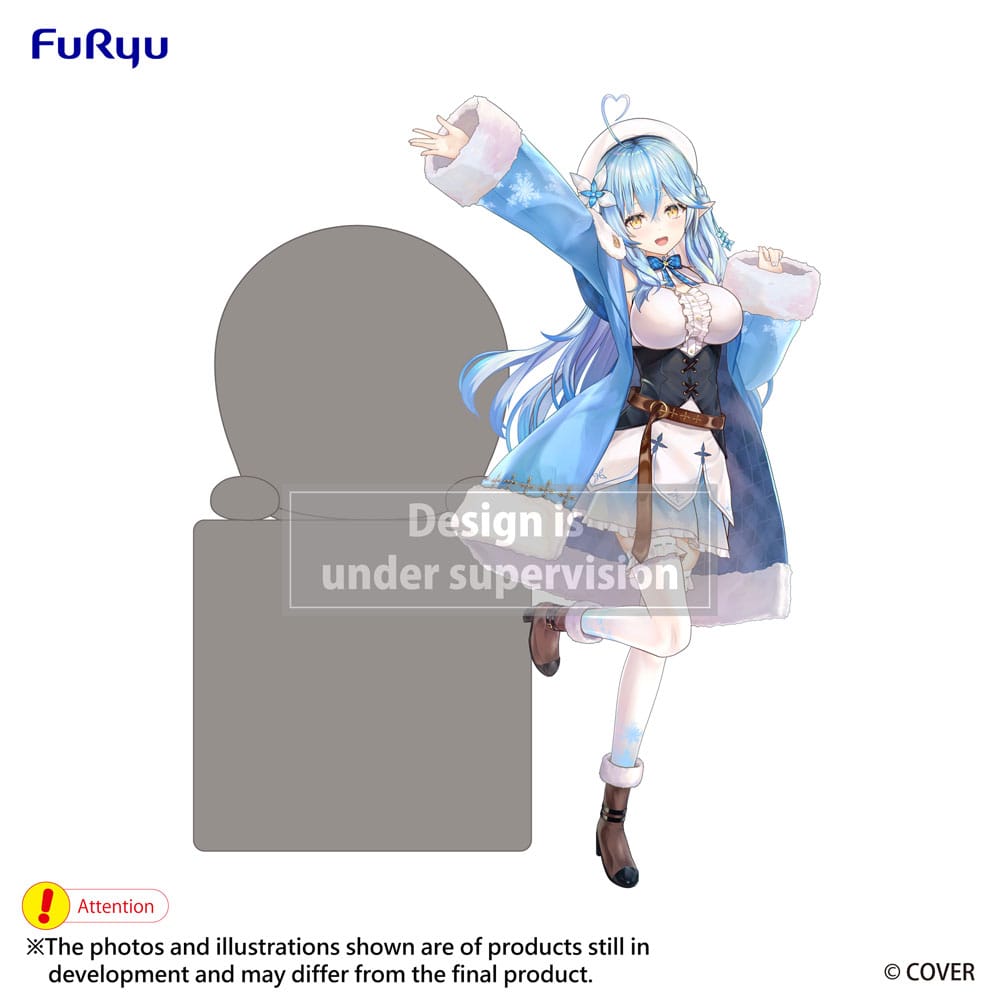 SU ORDINAZIONE Hololive Production Hikkake PVC Statue Yukihana Lamy 10 cm