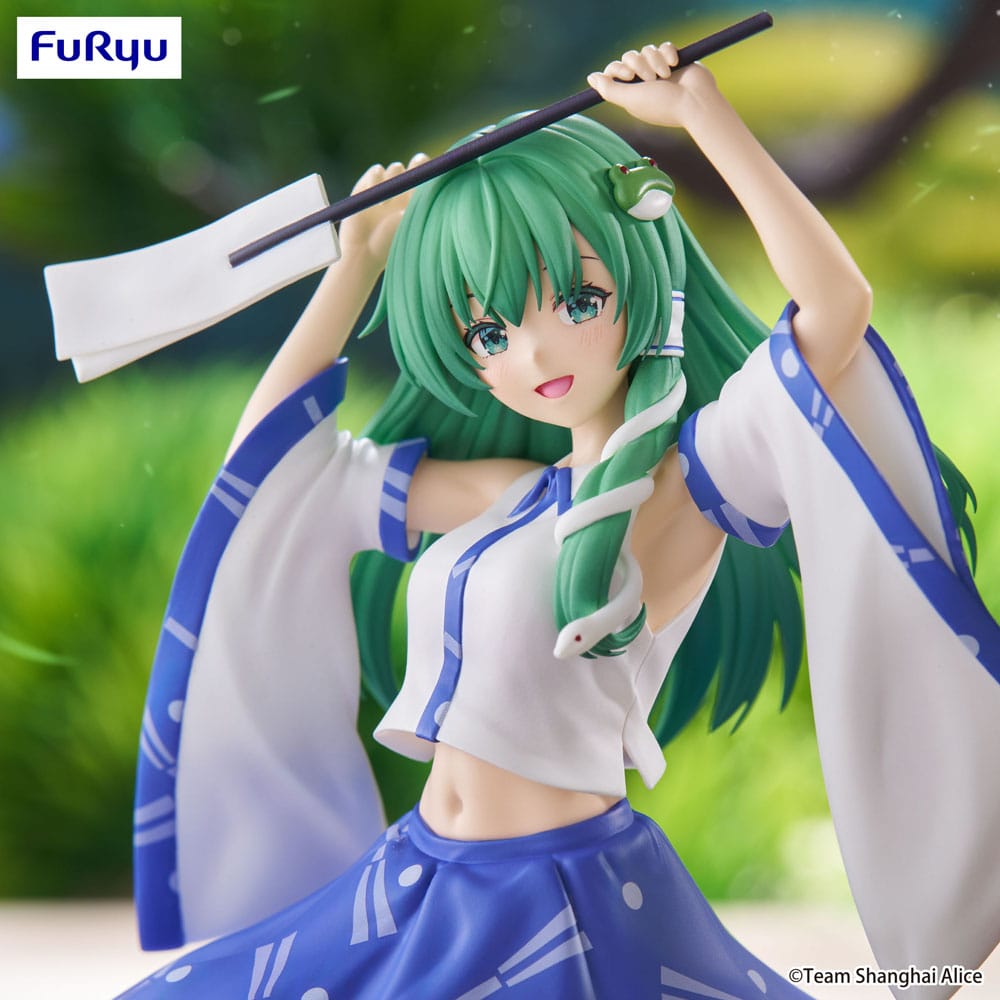 IN STOCK Touhou Project Noodle Stopper PVC Statue Sanae Kochiya 13 cm