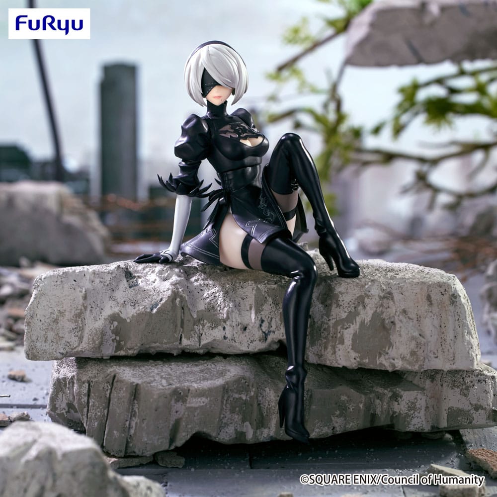 PREORDINE+ 06/2026 NieR:Automata Ver1.1a Noodle Stopper PVC Statue YoRHa No.2 Type B 13 cm