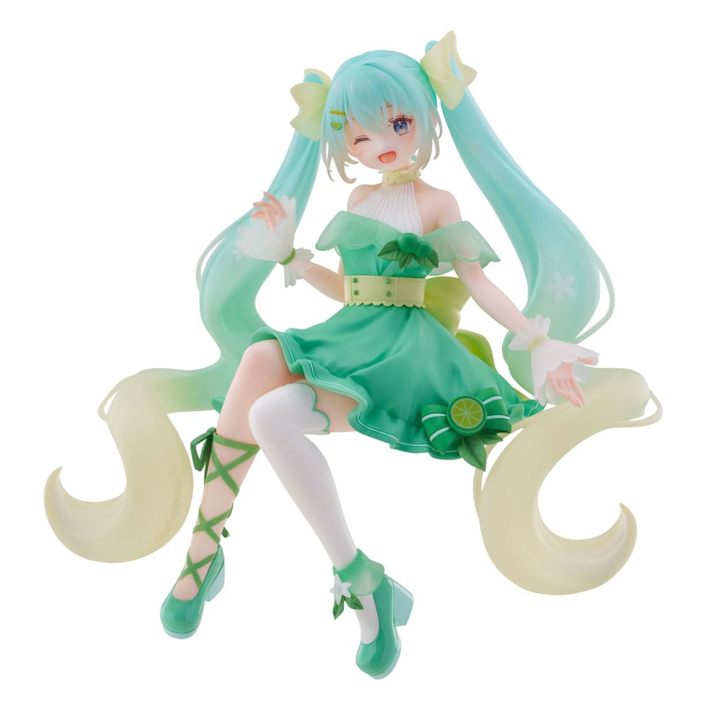 VORBESTELLUNG+ 06/2026 Hatsune Miku Nudelstopper PVC-Statue Hatsune Miku Limetten-Version 14 cm
