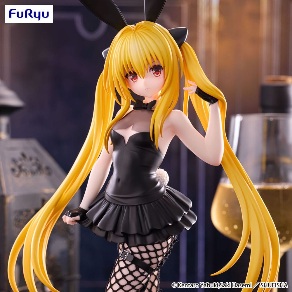 SU ORDINAZIONE To Love-Ru Darkness BiCute Bunnies PVC Statue Konjiki no Yami 26 cm  