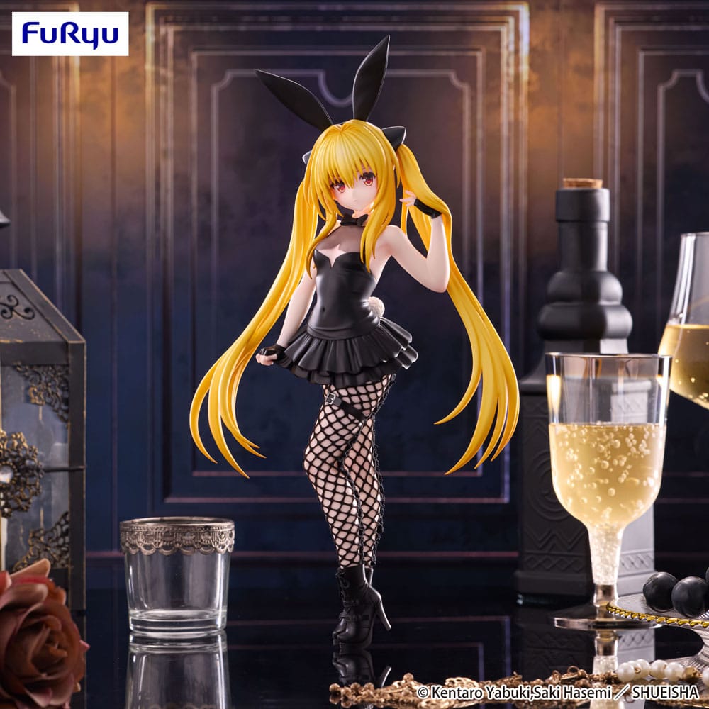 SU ORDINAZIONE To Love-Ru Darkness BiCute Bunnies PVC Statue Konjiki no Yami 26 cm  